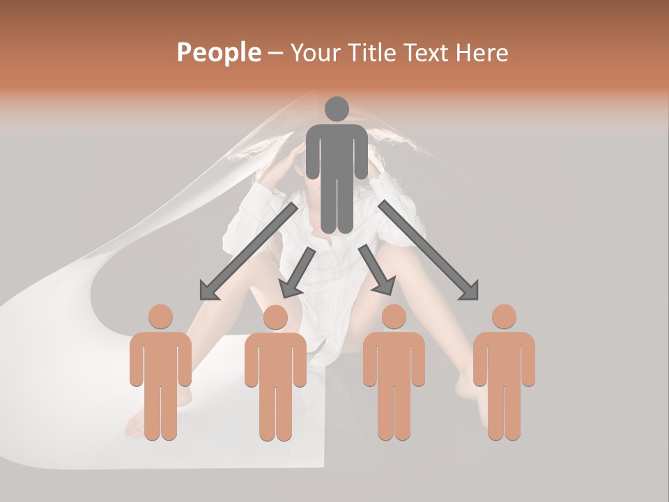 Erotic Ring Flash Legs PowerPoint Template