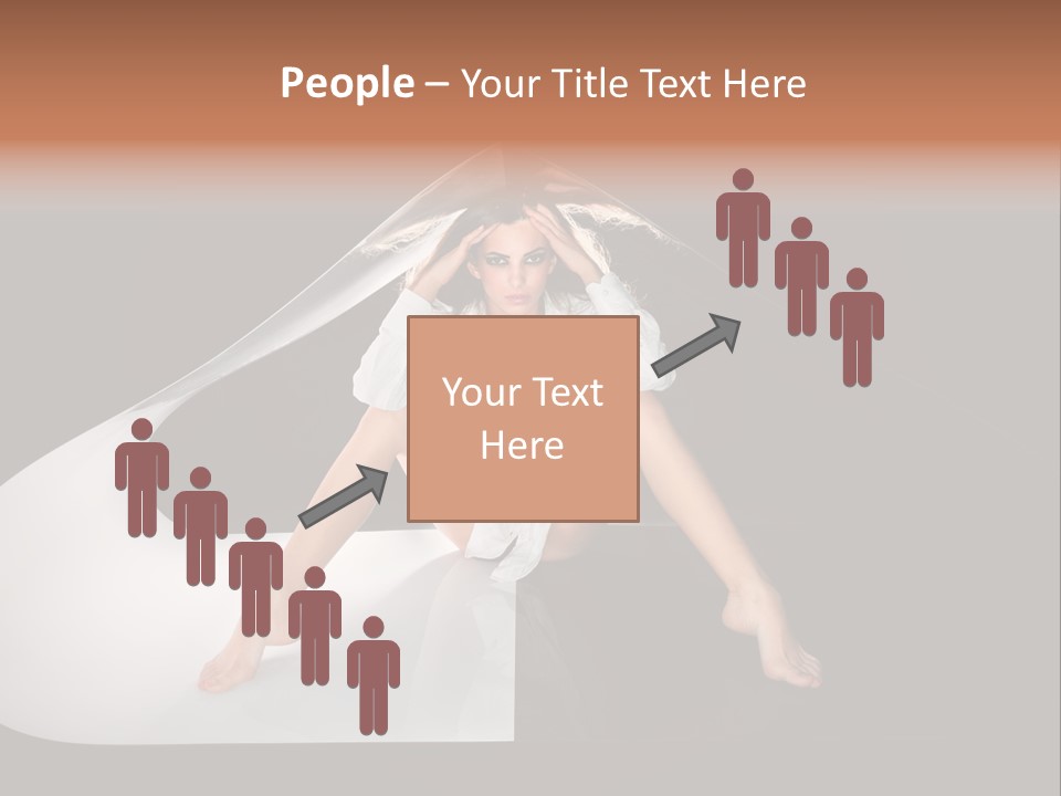 Erotic Ring Flash Legs PowerPoint Template