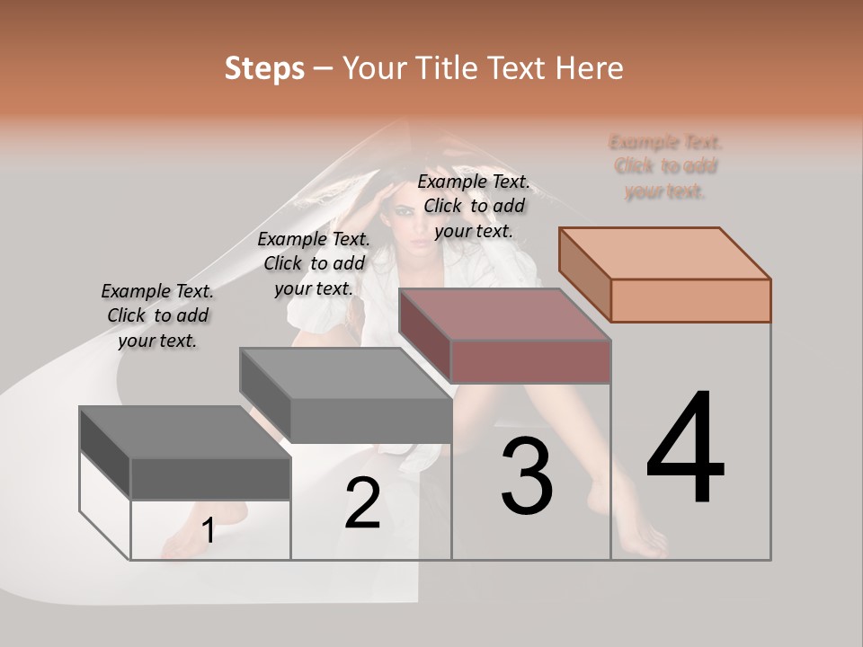 Erotic Ring Flash Legs PowerPoint Template