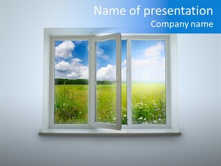 Home Structure Frame PowerPoint Template