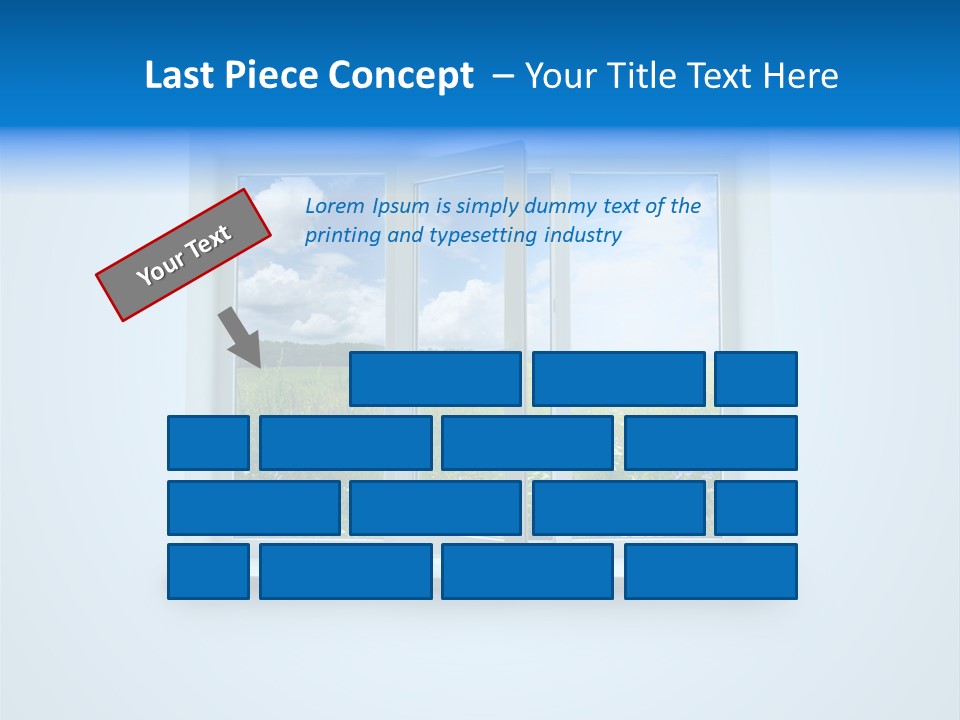 Home Structure Frame PowerPoint Template