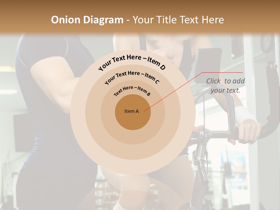 Sportswoman Execute Fitness PowerPoint Template