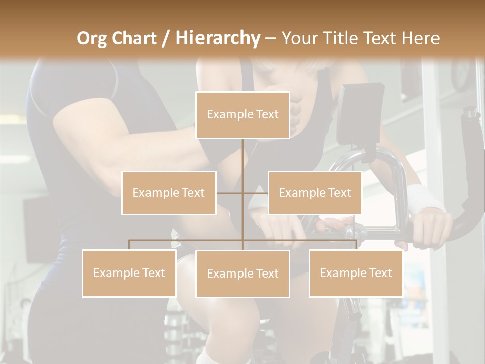 Sportswoman Execute Fitness PowerPoint Template