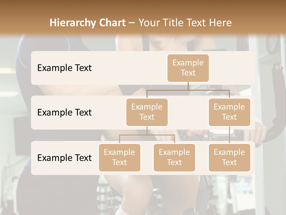 Sportswoman Execute Fitness PowerPoint Template