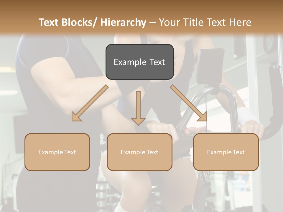 Sportswoman Execute Fitness PowerPoint Template