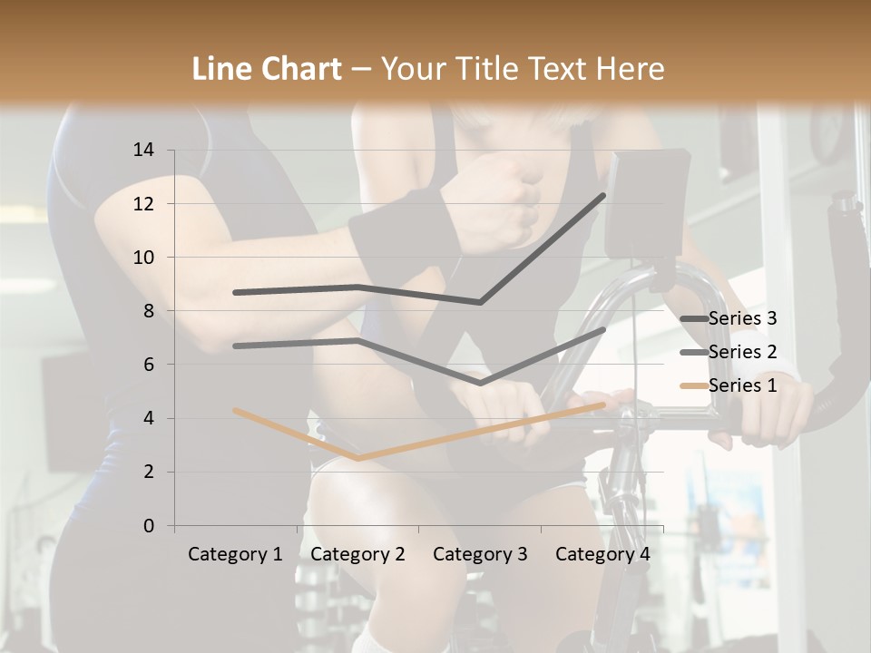 Sportswoman Execute Fitness PowerPoint Template