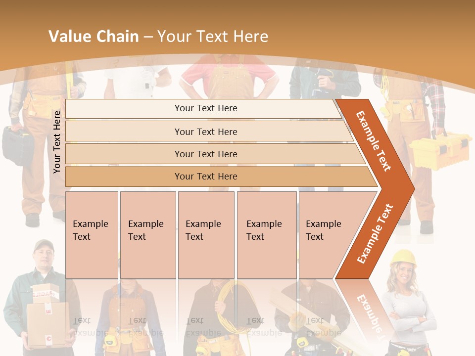 Man Staff Working PowerPoint Template