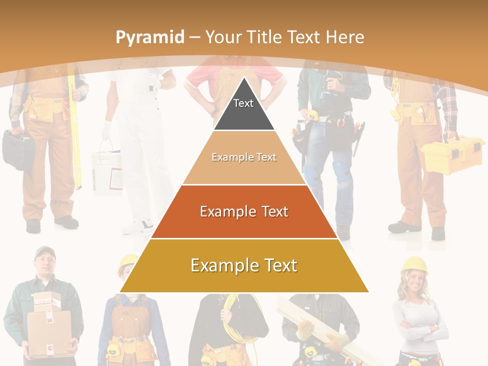 Man Staff Working PowerPoint Template