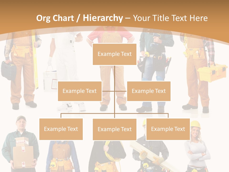 Man Staff Working PowerPoint Template