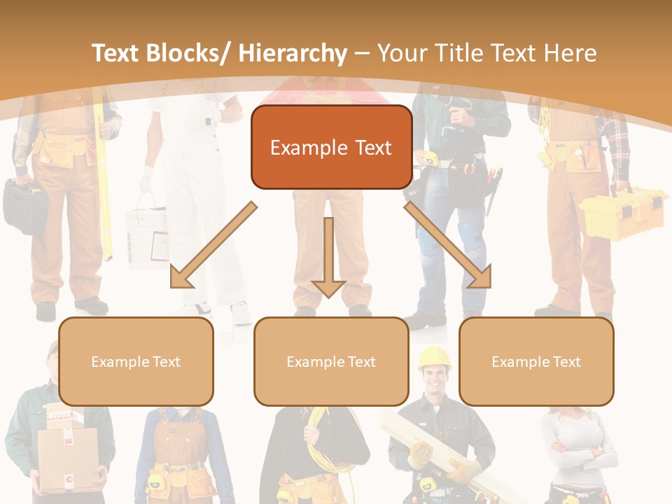 Man Staff Working PowerPoint Template