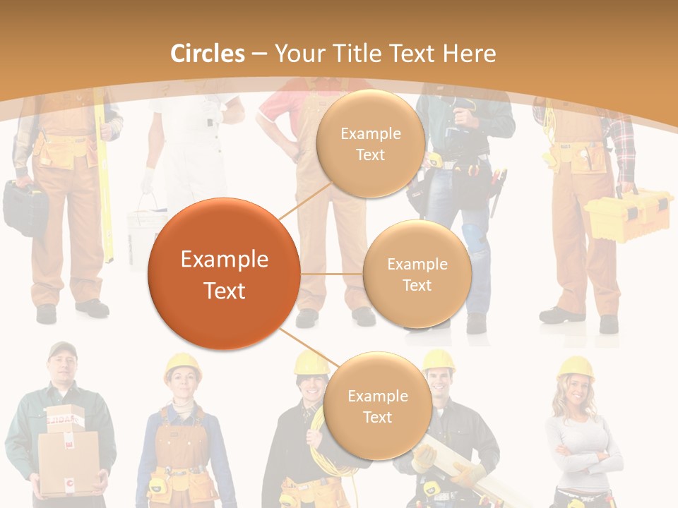 Man Staff Working PowerPoint Template