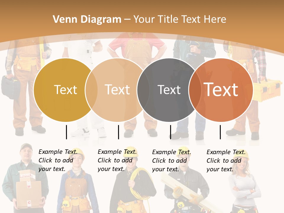 Man Staff Working PowerPoint Template