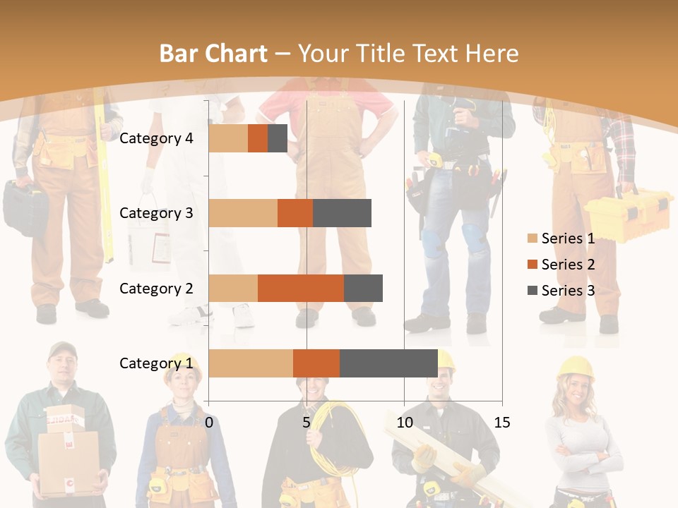Man Staff Working PowerPoint Template