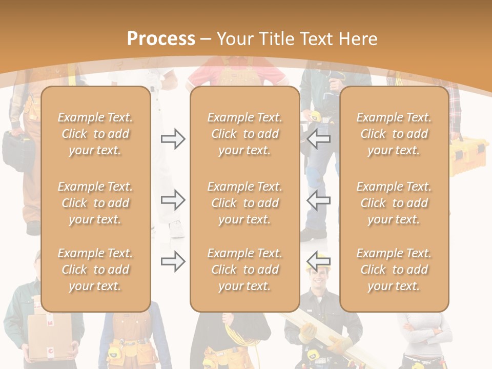 Man Staff Working PowerPoint Template