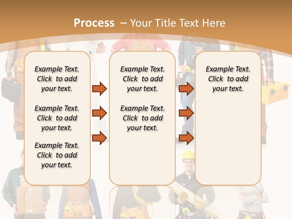 Man Staff Working PowerPoint Template