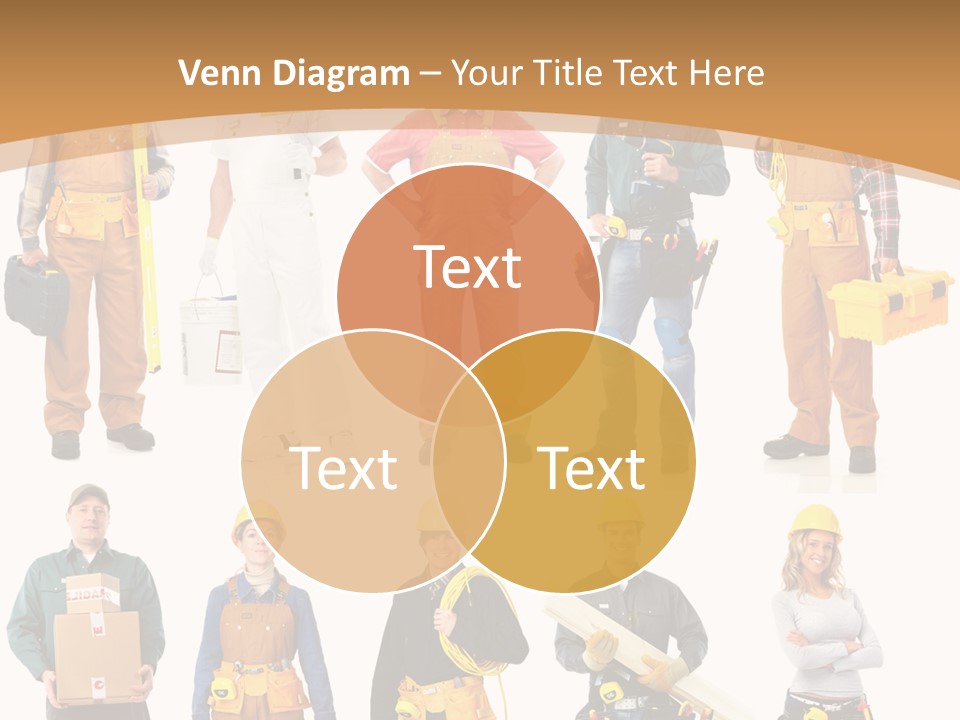 Man Staff Working PowerPoint Template