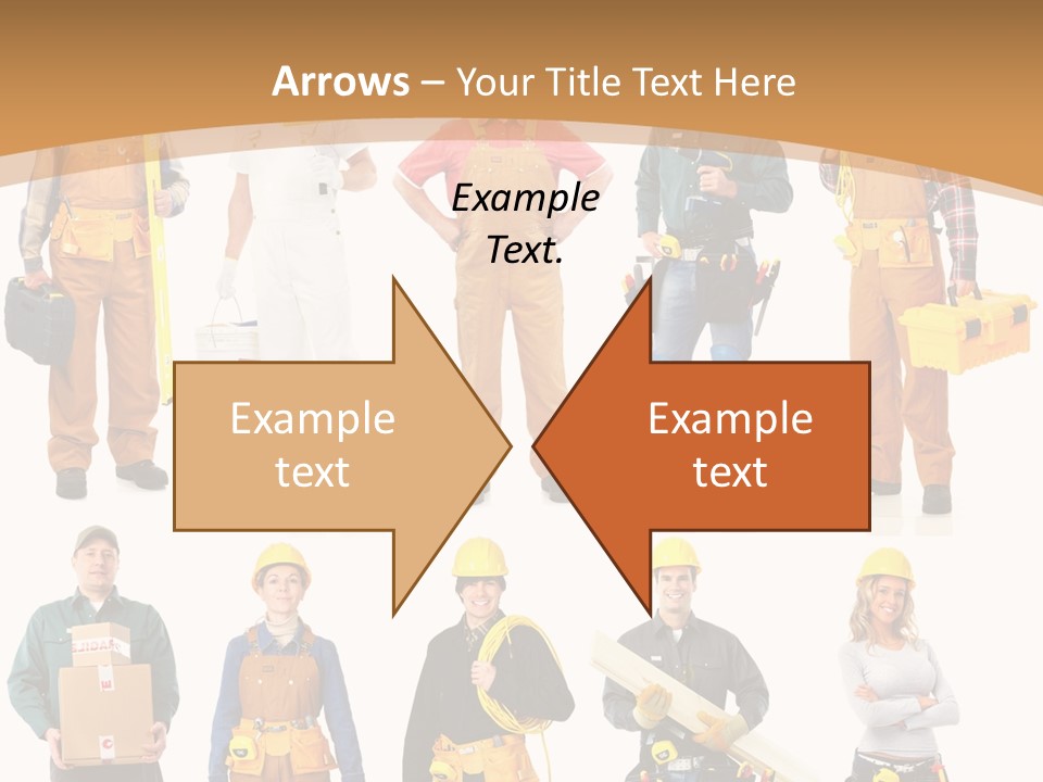 Man Staff Working PowerPoint Template