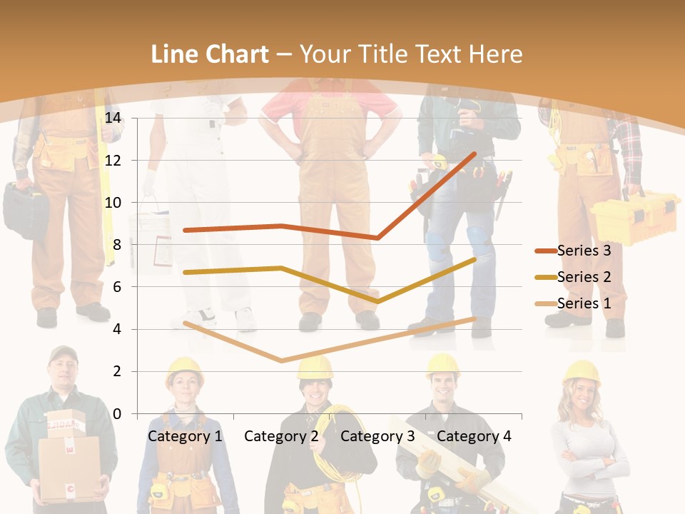 Man Staff Working PowerPoint Template