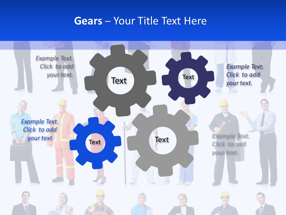 Worker Group Medicine PowerPoint Template