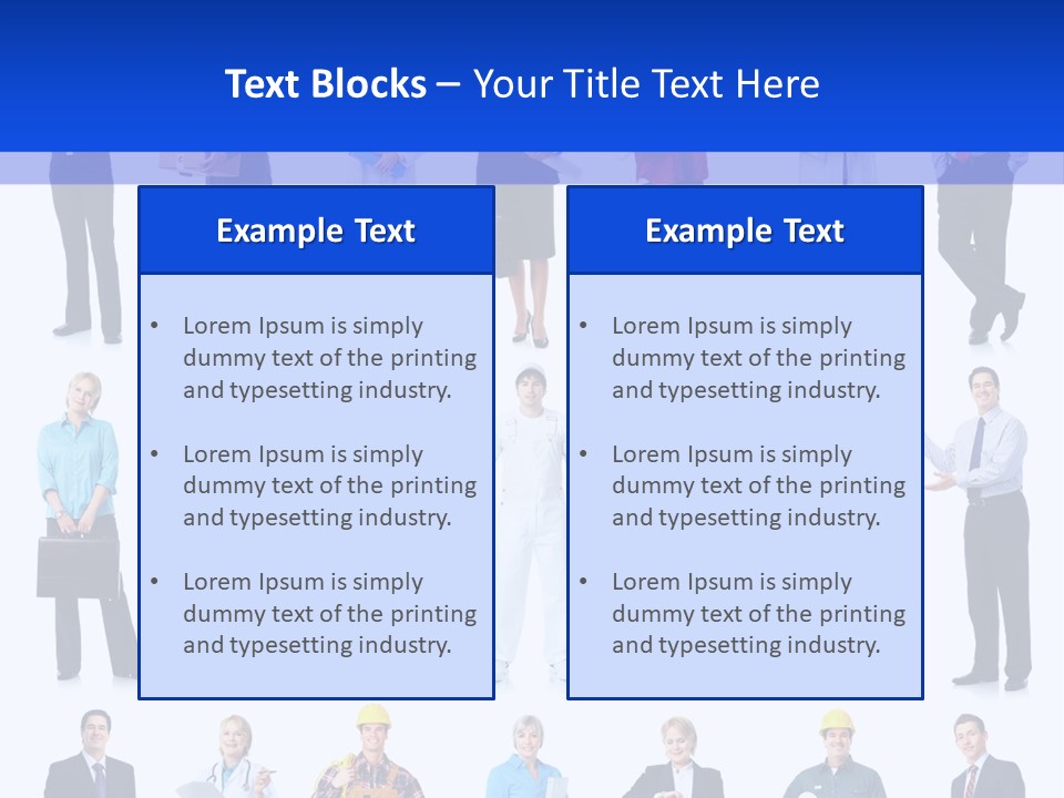 Worker Group Medicine PowerPoint Template