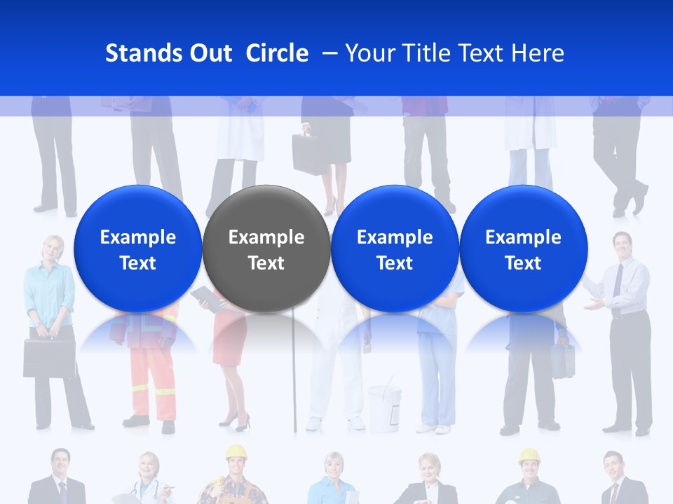 Worker Group Medicine PowerPoint Template