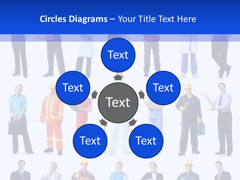 Worker Group Medicine PowerPoint Template