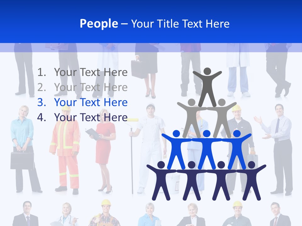 Worker Group Medicine PowerPoint Template