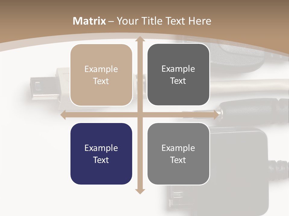 Electronic Supply Energy PowerPoint Template