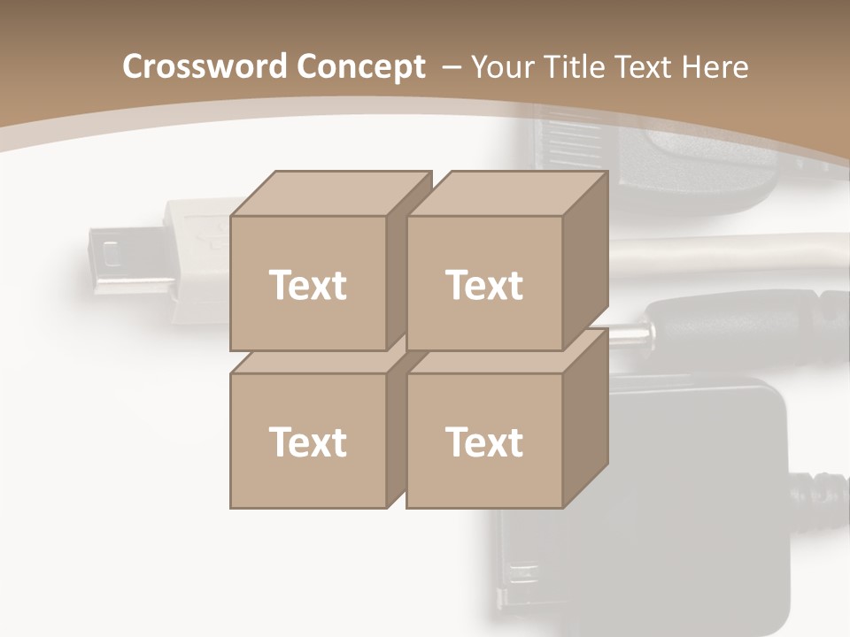 Electronic Supply Energy PowerPoint Template