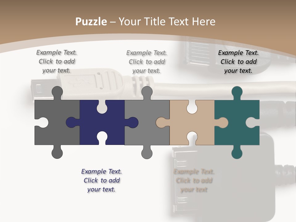 Electronic Supply Energy PowerPoint Template