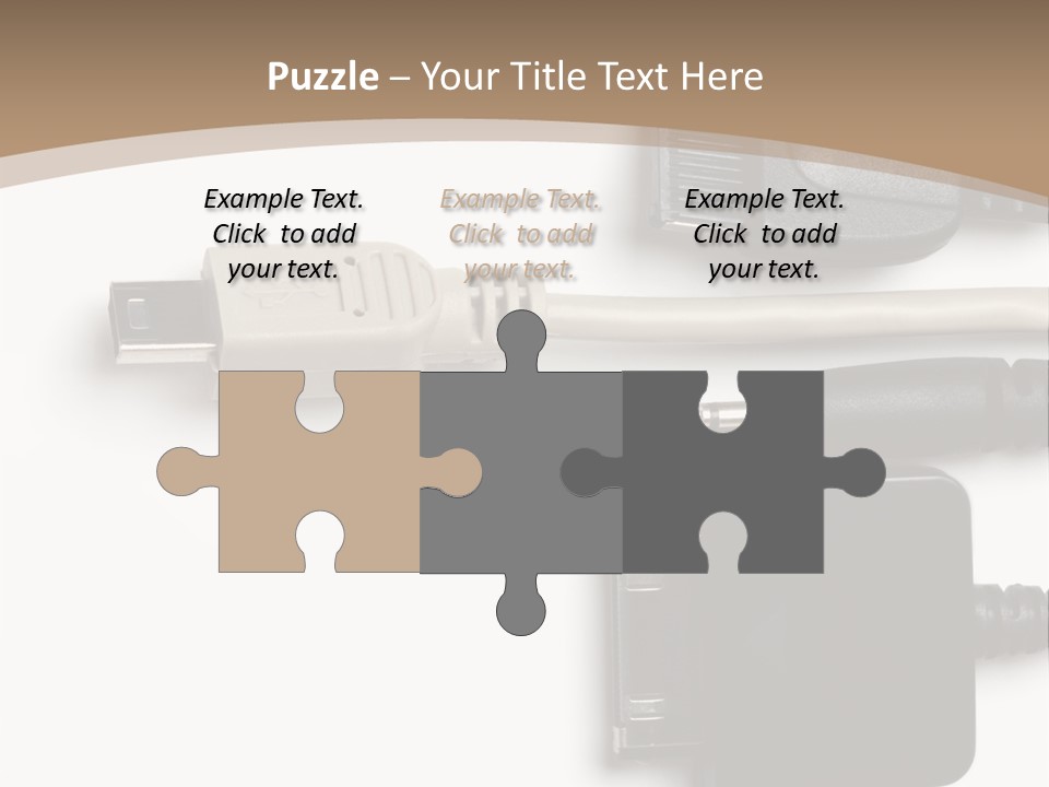 Electronic Supply Energy PowerPoint Template