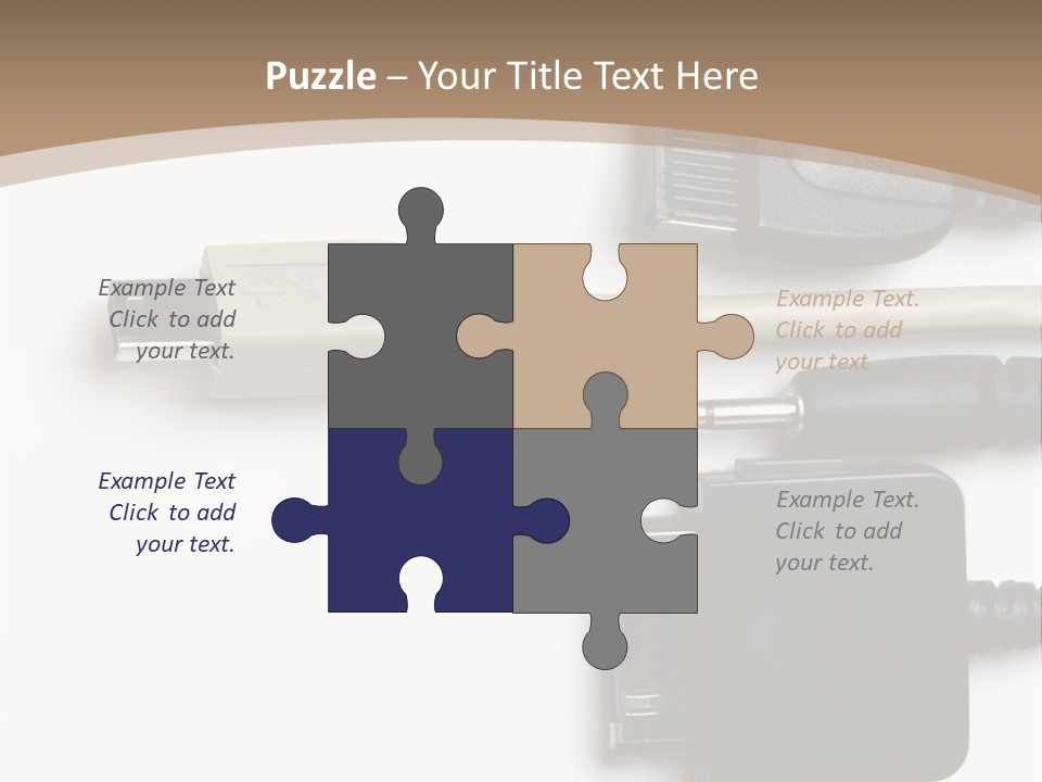 Electronic Supply Energy PowerPoint Template