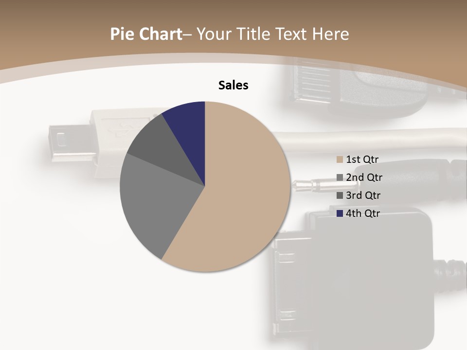 Electronic Supply Energy PowerPoint Template