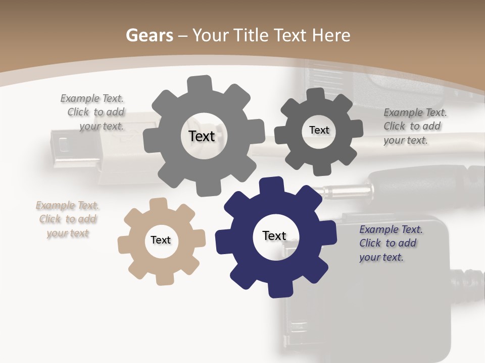 Electronic Supply Energy PowerPoint Template