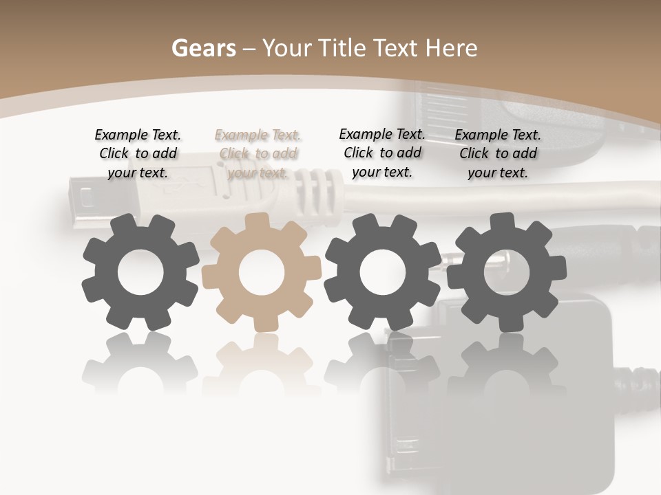 Electronic Supply Energy PowerPoint Template