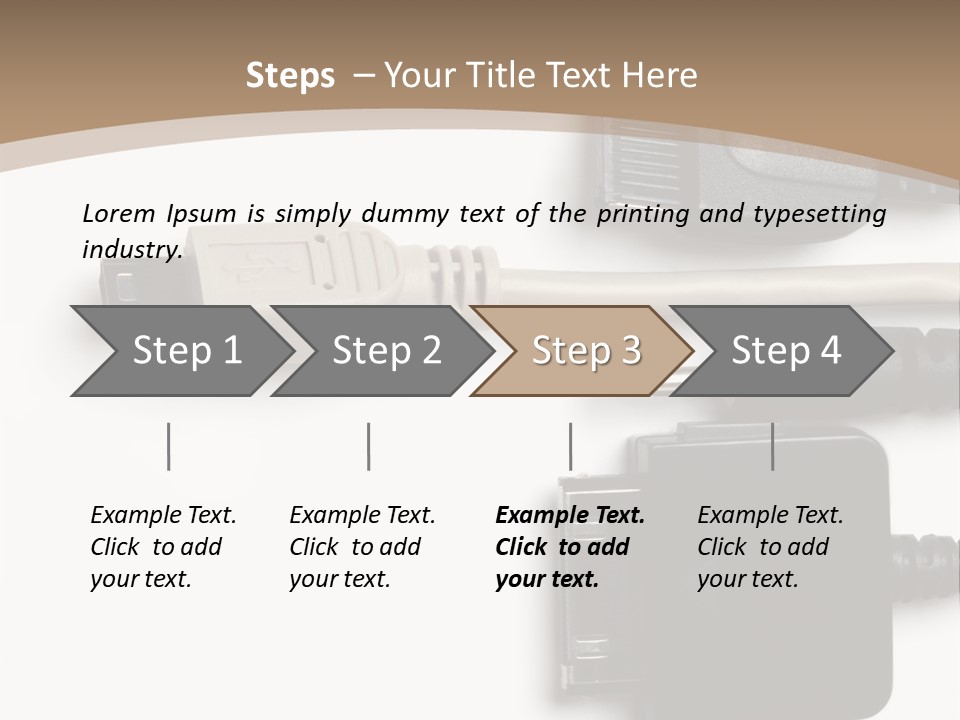 Electronic Supply Energy PowerPoint Template