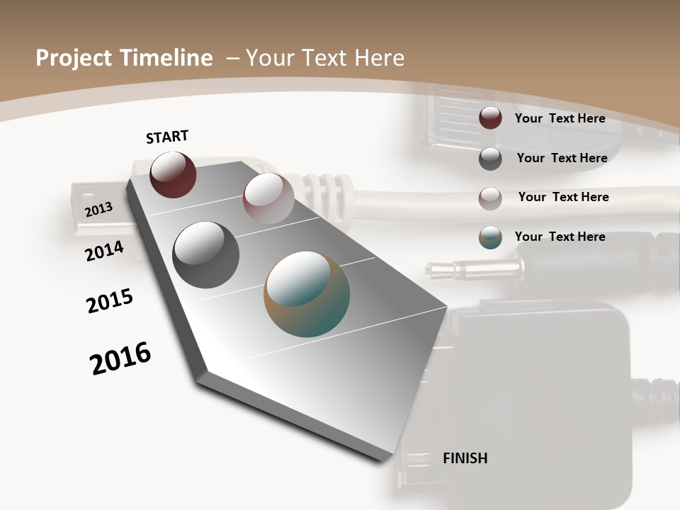 Electronic Supply Energy PowerPoint Template