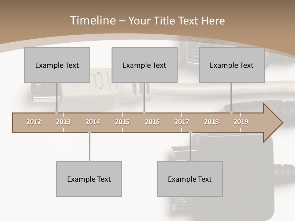 Electronic Supply Energy PowerPoint Template