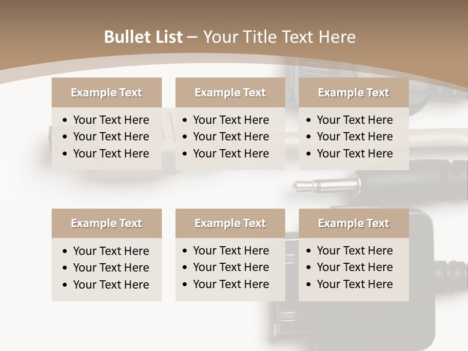 Electronic Supply Energy PowerPoint Template