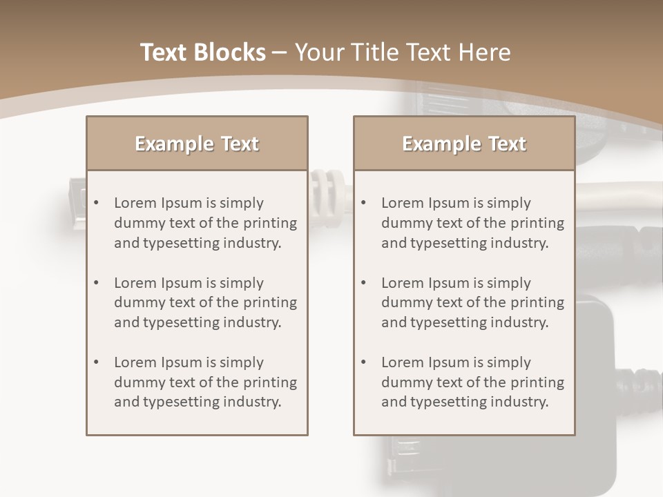 Electronic Supply Energy PowerPoint Template