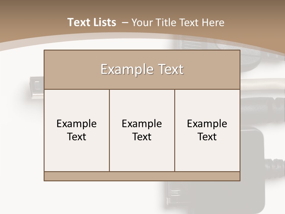 Electronic Supply Energy PowerPoint Template