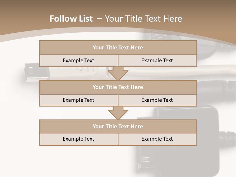 Electronic Supply Energy PowerPoint Template