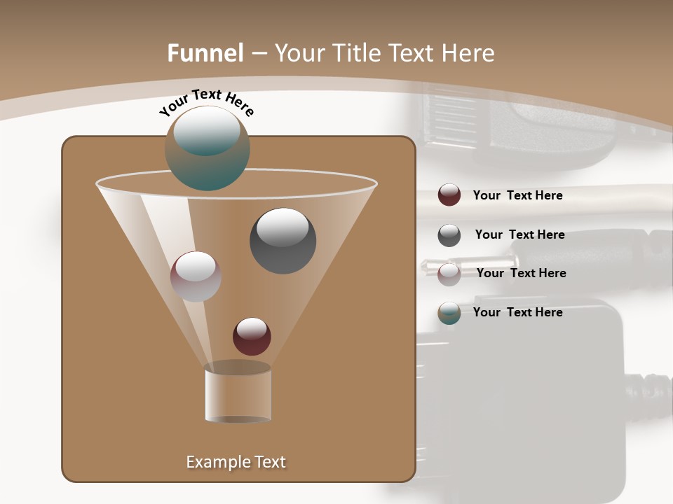 Electronic Supply Energy PowerPoint Template
