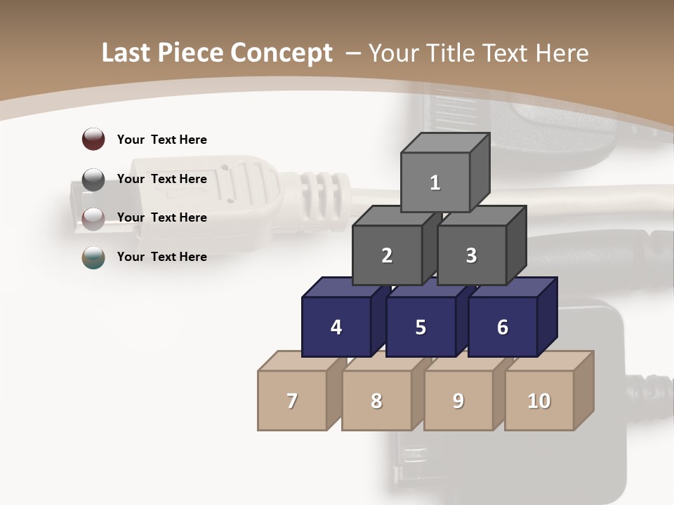 Electronic Supply Energy PowerPoint Template