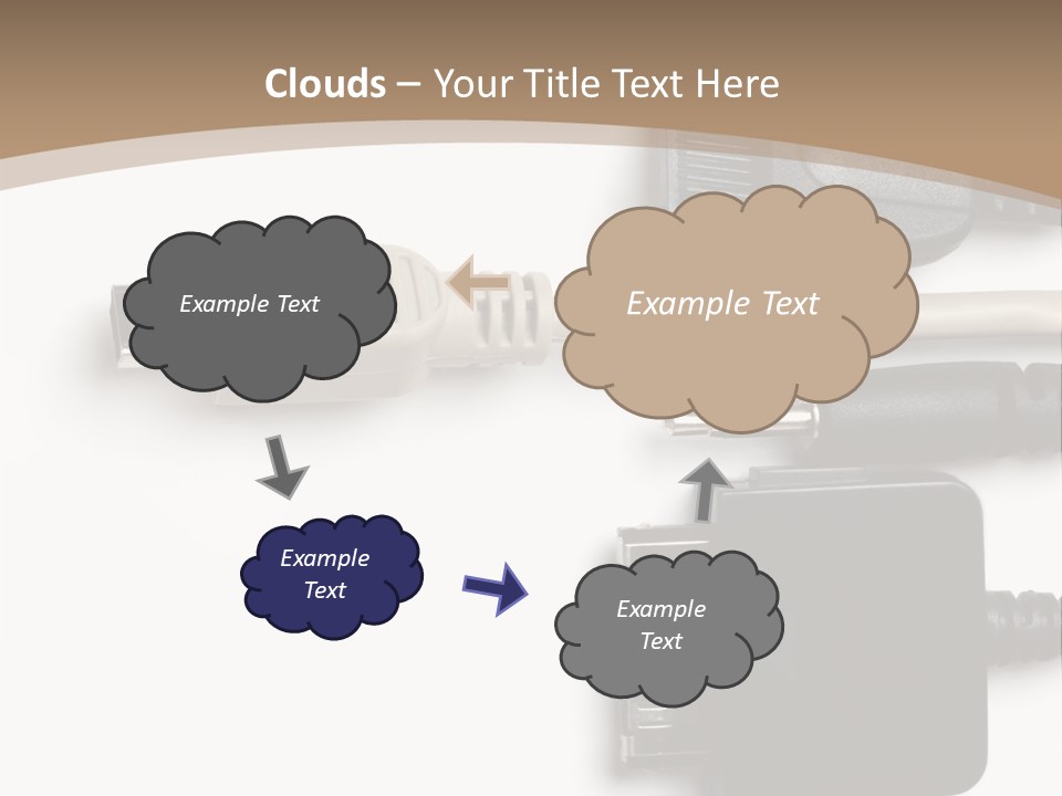 Electronic Supply Energy PowerPoint Template