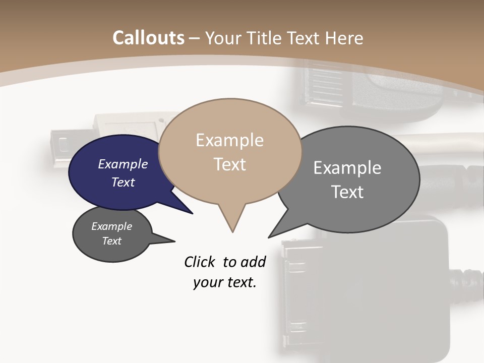 Electronic Supply Energy PowerPoint Template