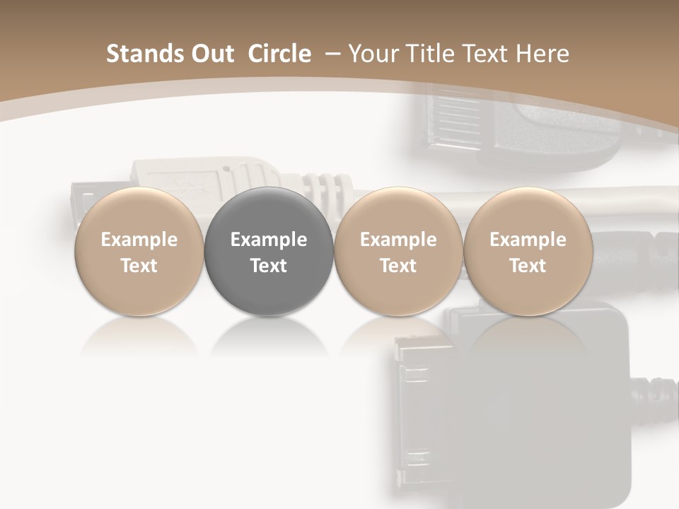 Electronic Supply Energy PowerPoint Template