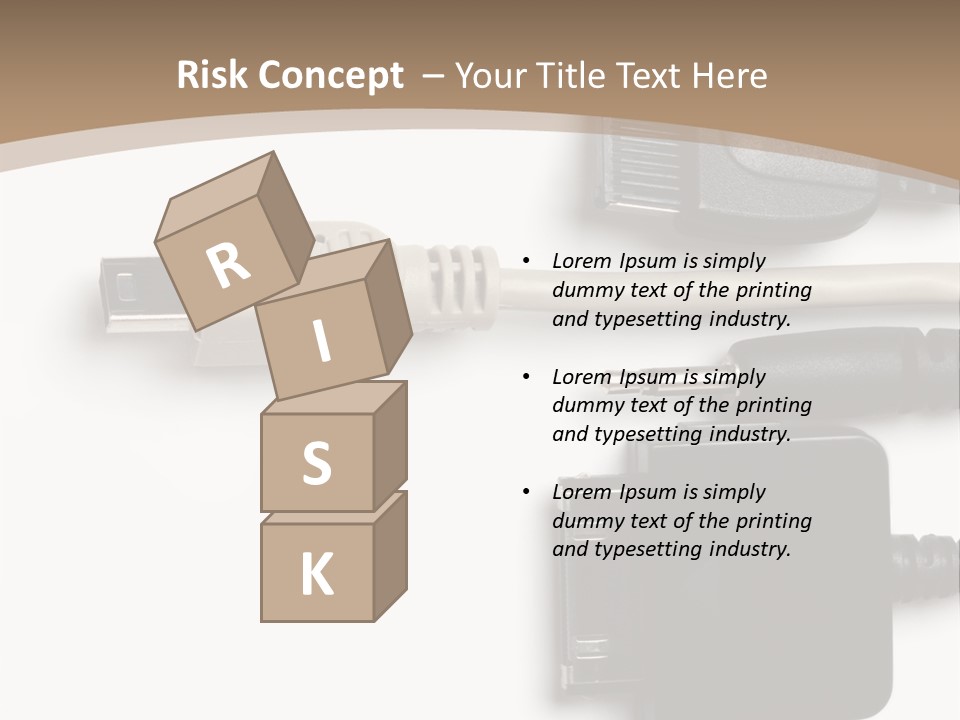 Electronic Supply Energy PowerPoint Template