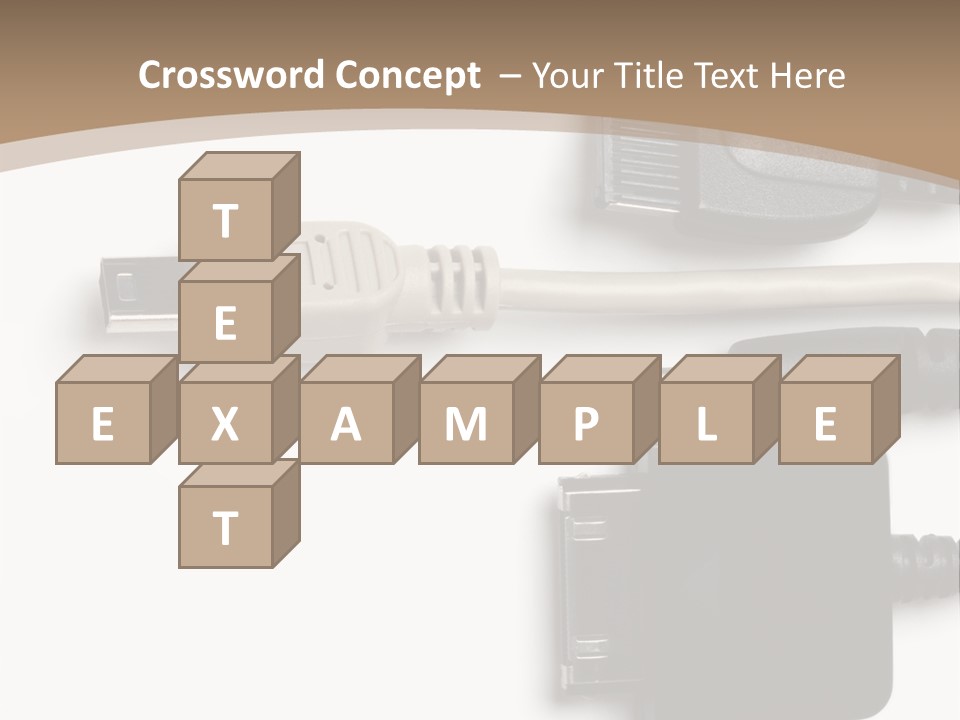Electronic Supply Energy PowerPoint Template