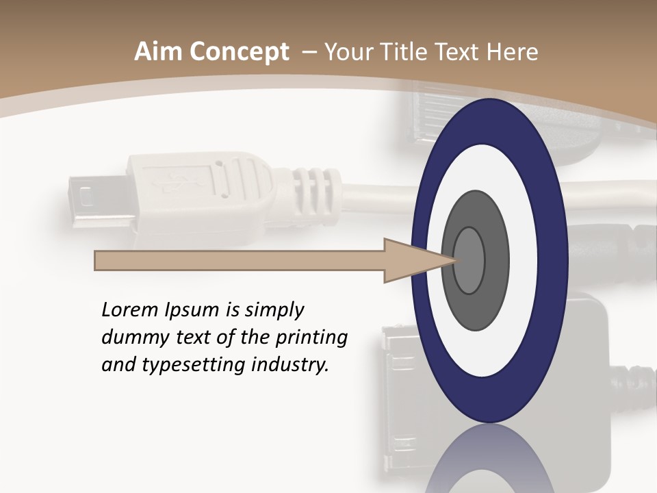 Electronic Supply Energy PowerPoint Template